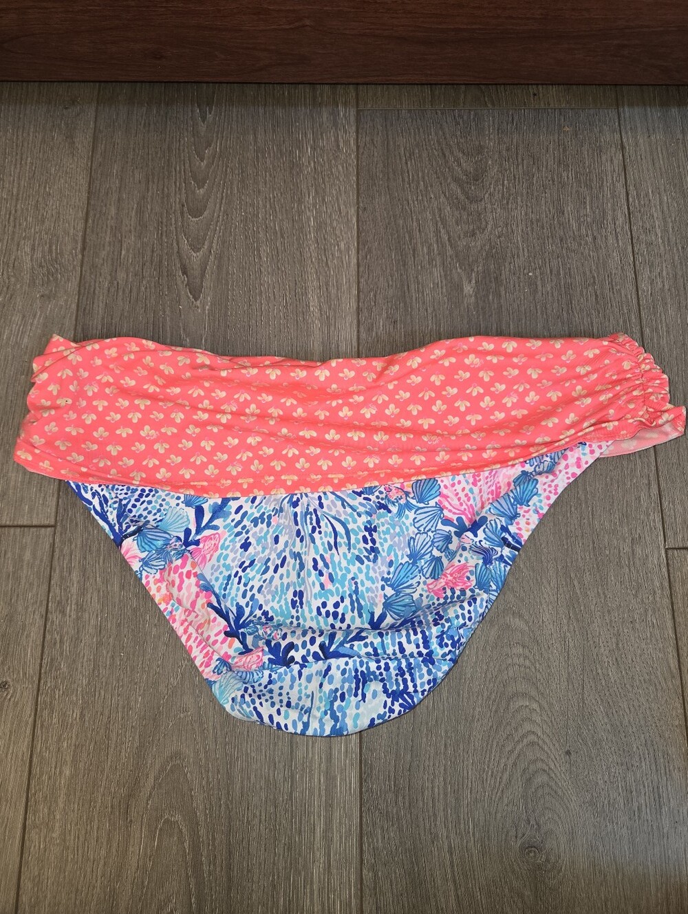 Lilly Pulitzer Lagoon Sarong Hipster Bikini Bottom Sway With Me Size 8 - Picture 2 of 4